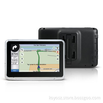 5-inch GPS with FM, Bluetooth, AV-in and 4GB Memory, Supports External T-Flash Card up to 16GB